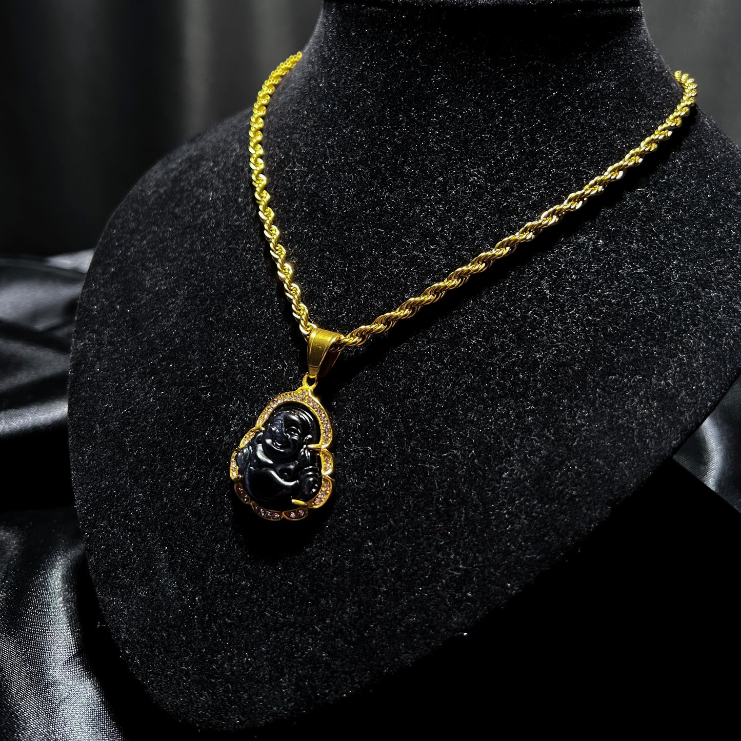 Crystal Buddha Pendant