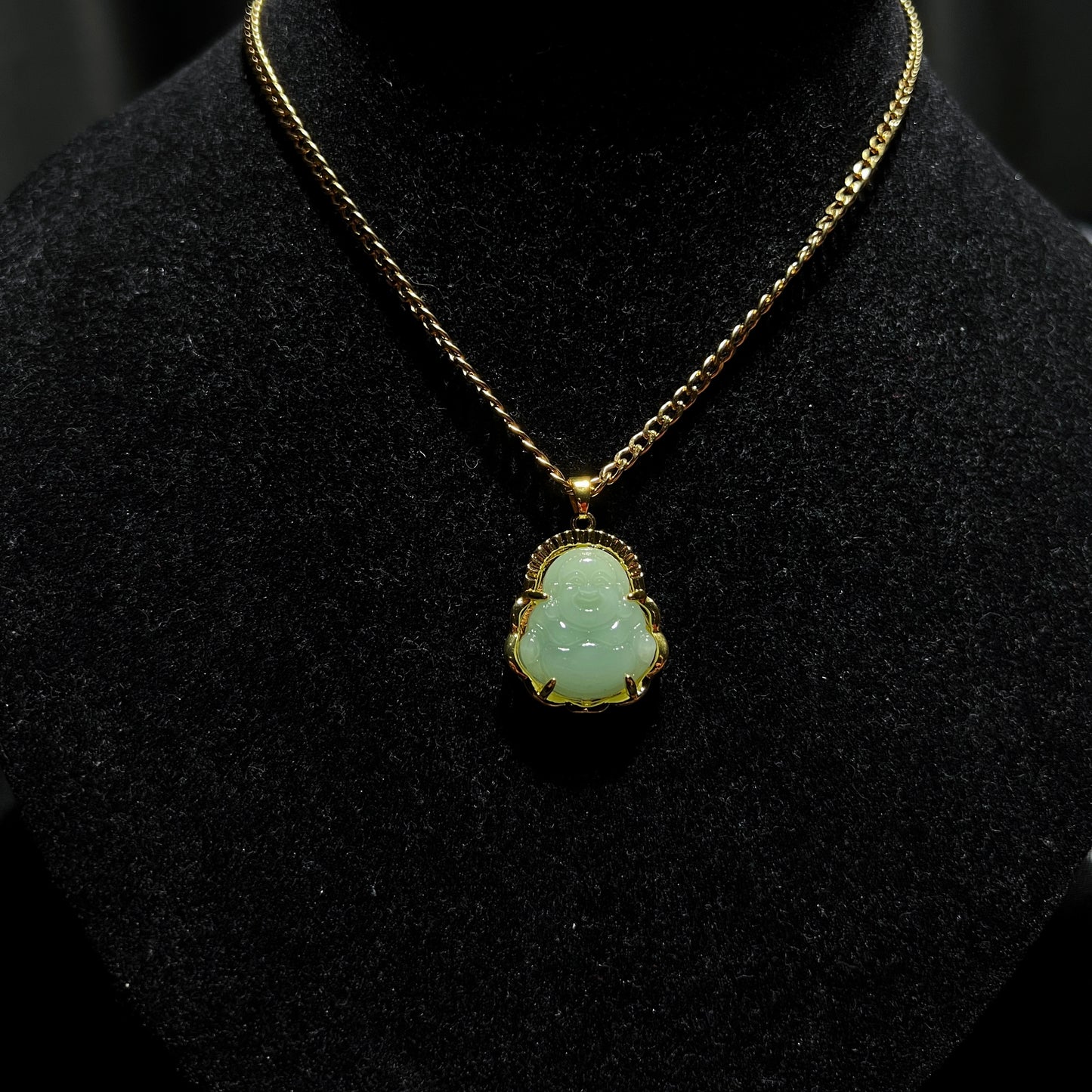 Jade Buddha Pendant Style C