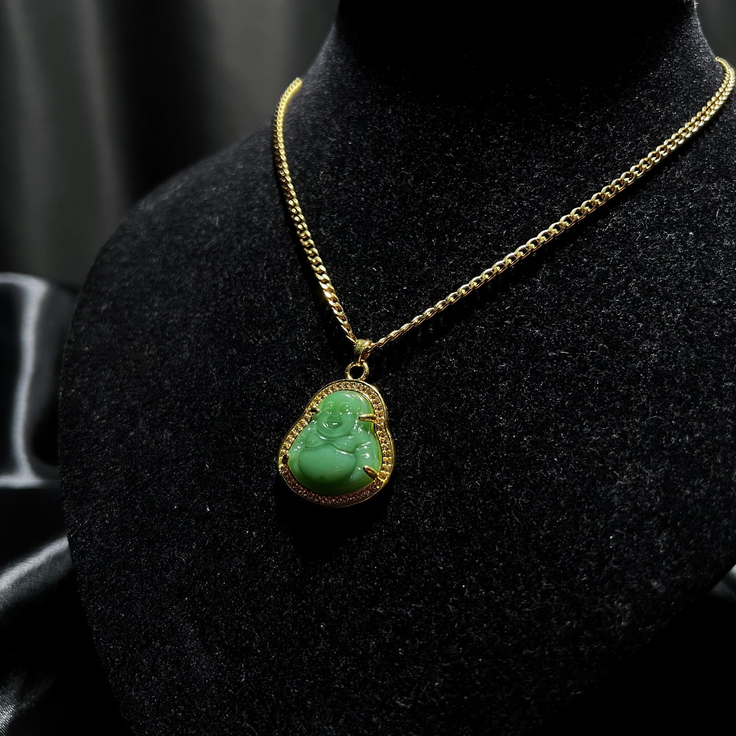 Jade Buddha Pendant Style A