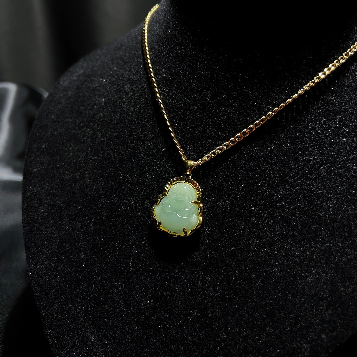 Jade Buddha Pendant Style C