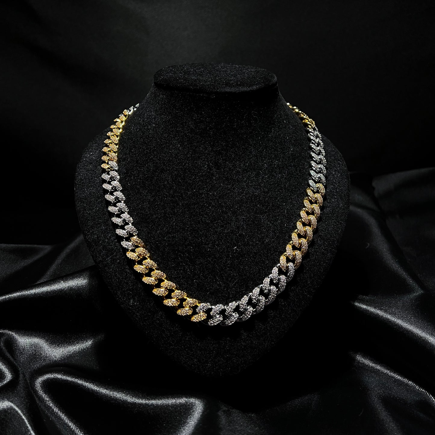 2 Tone Cuban Necklace